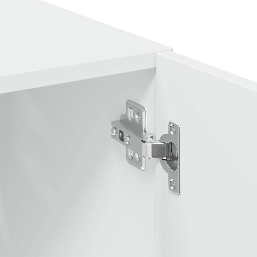 Credenza Bianca 80x42,5x249 cm in Legno Multistrato 3281357