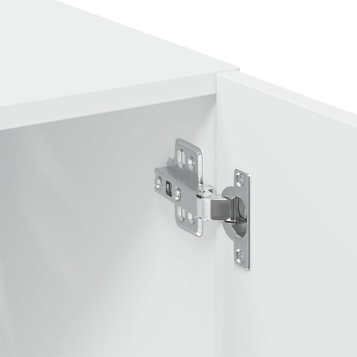 Credenza Bianca 80x42,5x249 cm in Legno Multistrato 3281357