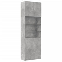 Credenza Grigio Cemento 80x42,5x249 cm in Legno Multistrato 3281360