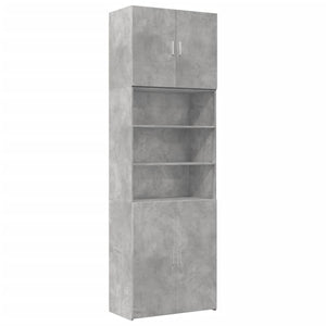 Credenza Grigio Cemento 80x42,5x249 cm in Legno Multistrato 3281360
