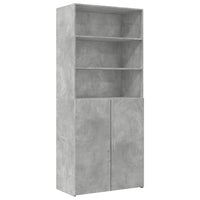 Credenza Grigio Cemento 80x42,5x249 cm in Legno Multistrato 3281360