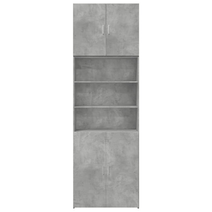 Credenza Grigio Cemento 80x42,5x249 cm in Legno Multistrato 3281360