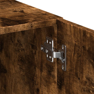 Credenza Rovere Fumo 80x42,5x249 cm in Legno Multistrato 3281361