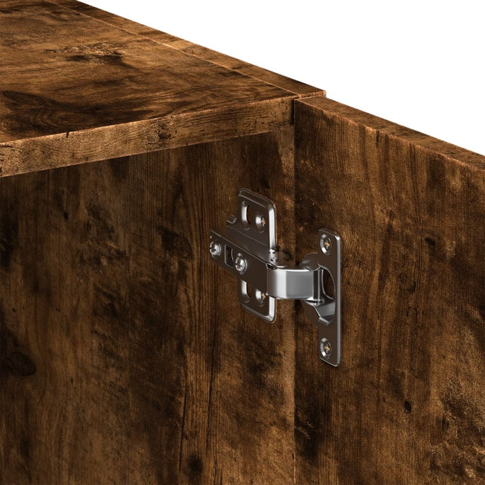 Credenza Rovere Fumo 80x42,5x249 cm in Legno Multistrato 3281361