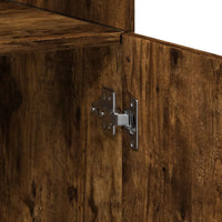 Credenza Rovere Fumo 80x42,5x249 cm in Legno Multistrato 3281361