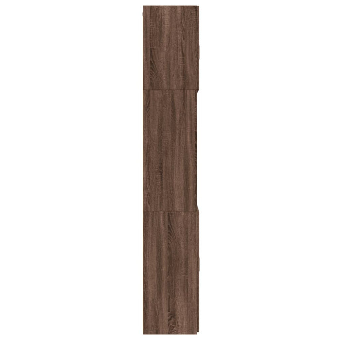 Credenza Rovere Marrone 80x42,5x249 cm in Legno Multistrato 3281363