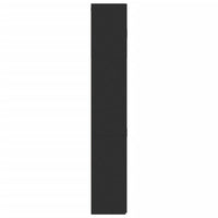 vidaXL Credenza Nera 80x42,5x249 cm in Legno Multistrato