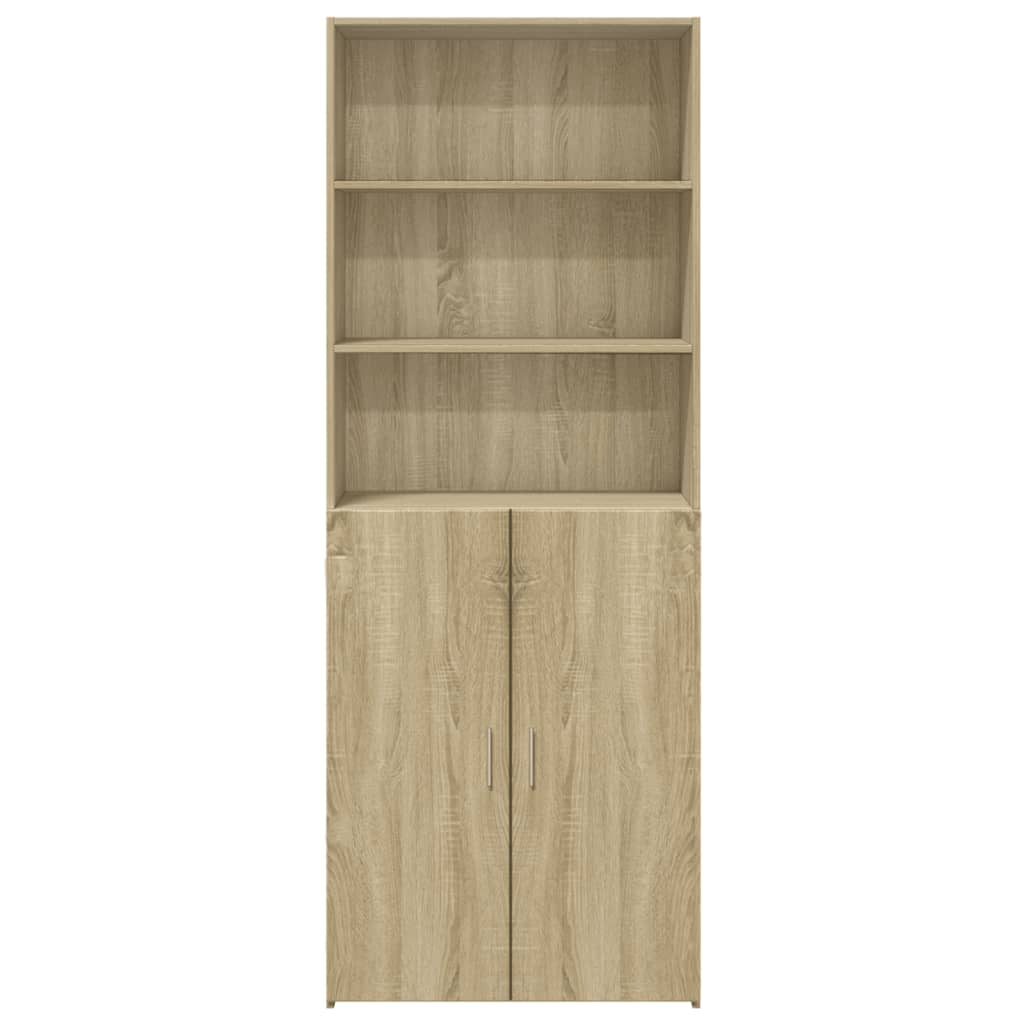 Credenza Rovere Sonoma 70x42,5x185 cm in Legno Multistrato 3281373