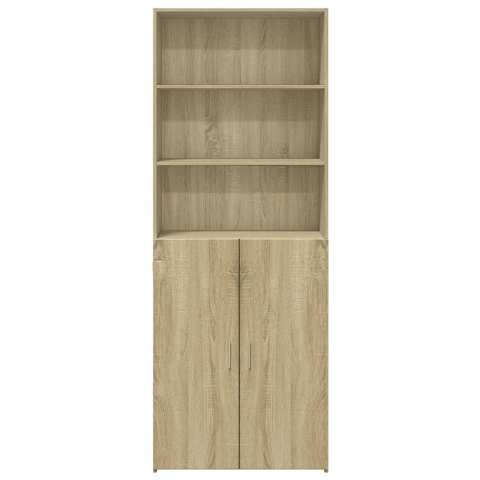 Credenza Rovere Sonoma 70x42,5x185 cm in Legno Multistrato 3281373