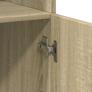 vidaXL Credenza Rovere Sonoma 70x42,5x185 cm in Legno Multistrato