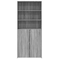 Credenza Grigio Sonoma 80x42,5x185 cm in Legno Multistrato 3281383
