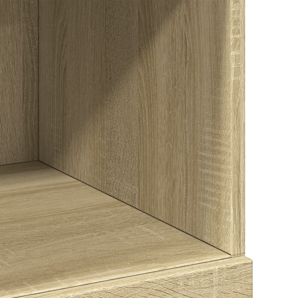 vidaXL Credenza Rovere Sonoma 80x42,5x124 cm in Legno Multistrato