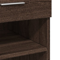 vidaXL Credenza Rovere Marrone 80x42,5x124 cm in Legno Multistrato