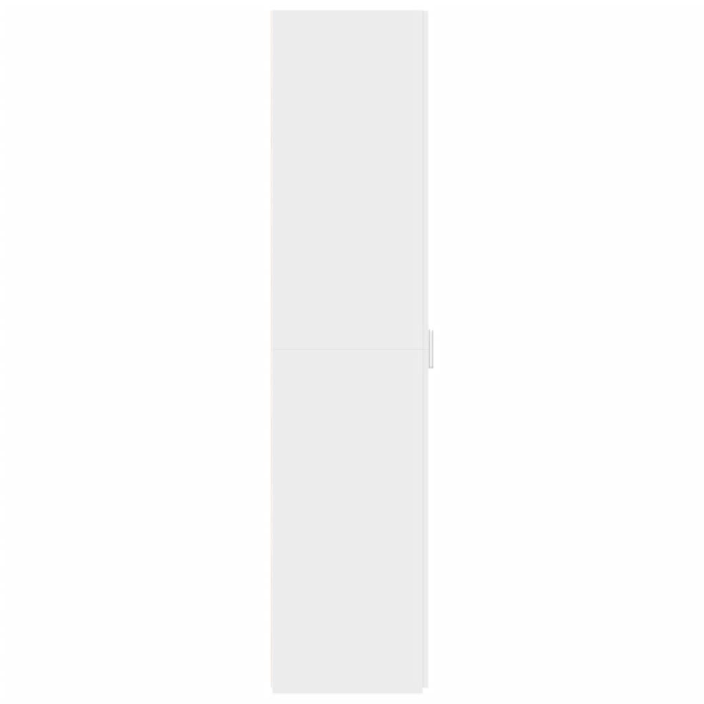 vidaXL Credenza Bianca 30x42,5x185 cm in Legno Multistrato