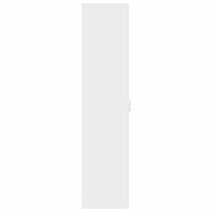 vidaXL Credenza Bianca 30x42,5x185 cm in Legno Multistrato