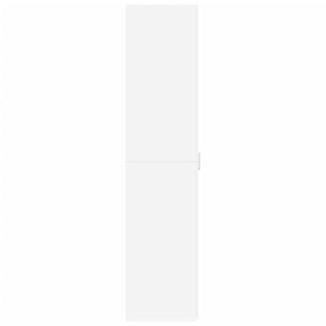 Credenza-Buffet-Armadio da cucina Bianca 40x42,5x185 cm in Legno Multistrato 132690