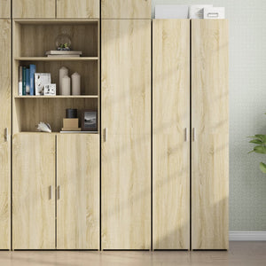 vidaXL Credenza Rovere Sonoma 40x42,5x185 cm in Legno Multistrato