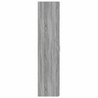 Credenza-Buffet-Armadio da cucina Grigio Sonoma 45x42,5x185 cm in Legno Multistrato 943550