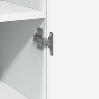 Credenza Bianca 50x42,5x185 cm in Legno Multistrato 3281413