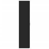 Credenza Nera 50x42,5x185 cm in Legno Multistrato 3281414