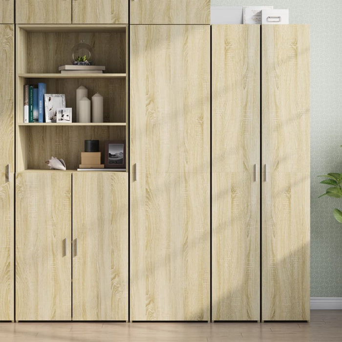 Credenza Rovere Sonoma 50x42,5x185 cm in Legno Multistrato 3281415