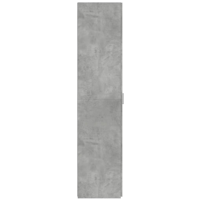 vidaXL Credenza Grigio Cemento 50x42,5x185 cm in Legno Multistrato