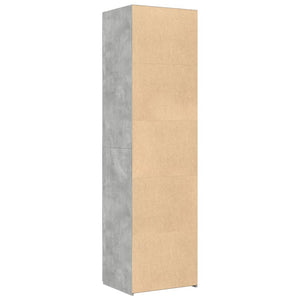 Credenza Grigio Cemento 50x42,5x185 cm in Legno Multistrato 3281416