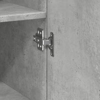 Credenza Grigio Cemento 50x42,5x185 cm in Legno Multistrato 3281416