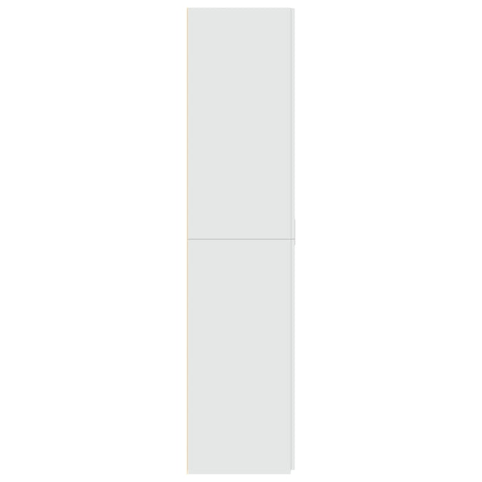 vidaXL Credenza Bianca 70x42,5x185 cm in Legno Multistrato