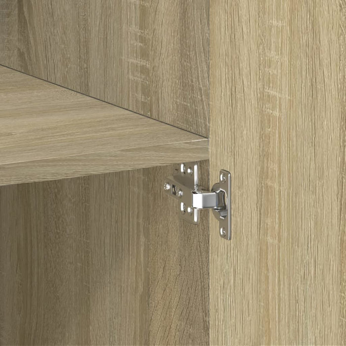 vidaXL Credenza Rovere Sonoma 70x42,5x185 cm in Legno Multistrato