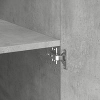 vidaXL Credenza Grigio Cemento 70x42,5x185 cm in Legno Multistrato
