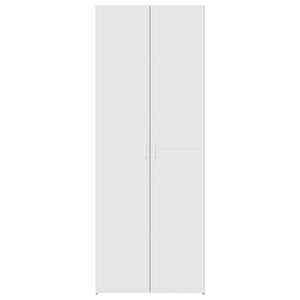 Credenza Bianca 70x42,5x185 cm in Legno Multistrato 3281427