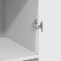 Credenza Bianca 70x42,5x185 cm in Legno Multistrato 3281427