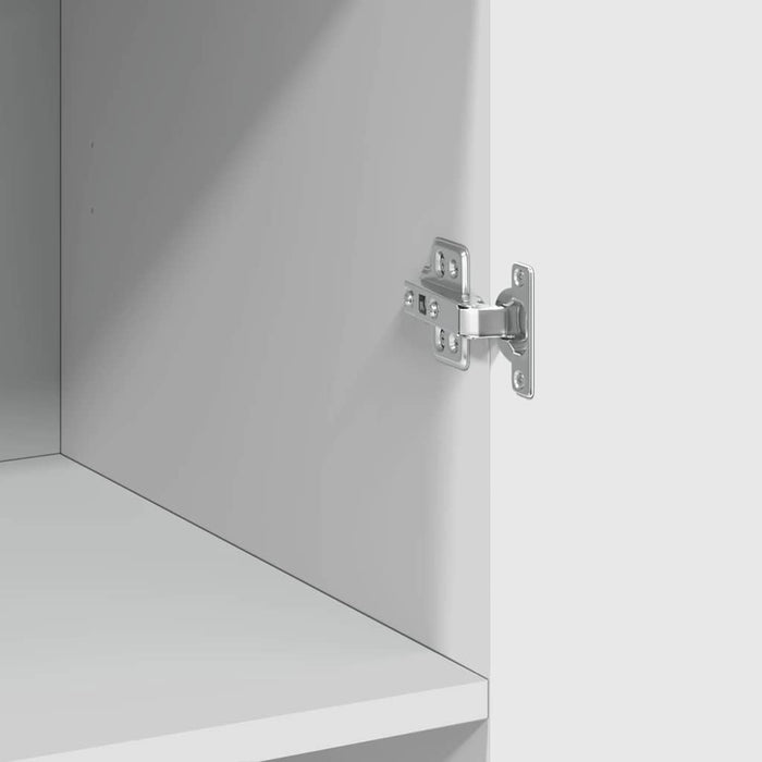 Credenza Bianca 70x42,5x185 cm in Legno Multistrato 3281427