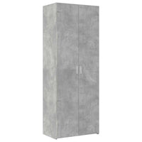 Credenza Grigio Cemento 70x42,5x185 cm in Legno Multistrato 3281430
