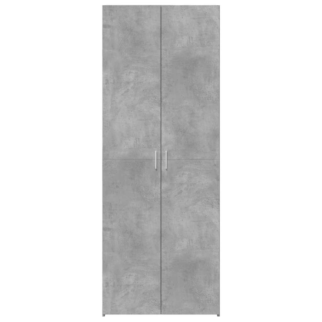 Credenza Grigio Cemento 70x42,5x185 cm in Legno Multistrato 3281430