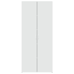 Credenza Bianca 80x42,5x185 cm in Legno Multistrato 3281434