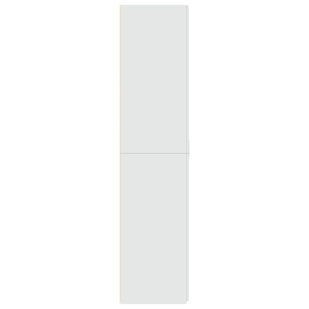 Credenza Bianca 80x42,5x185 cm in Legno Multistrato 3281434