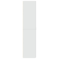 Credenza Bianca 80x42,5x185 cm in Legno Multistrato 3281434