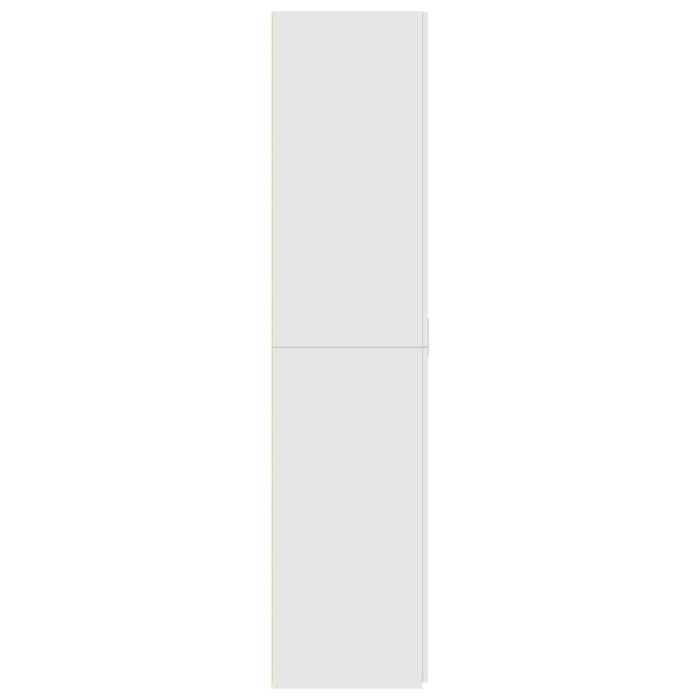 Credenza Bianca 80x42,5x185 cm in Legno Multistrato 3281434