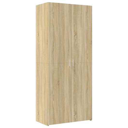 vidaXL Credenza Rovere Sonoma 80x42,5x185 cm in Legno Multistrato