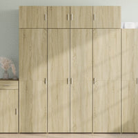 vidaXL Credenza Rovere Sonoma 80x42,5x185 cm in Legno Multistrato