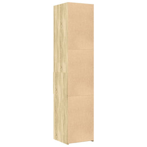 vidaXL Credenza Rovere Sonoma 40x42,5x185 cm in Legno Multistrato