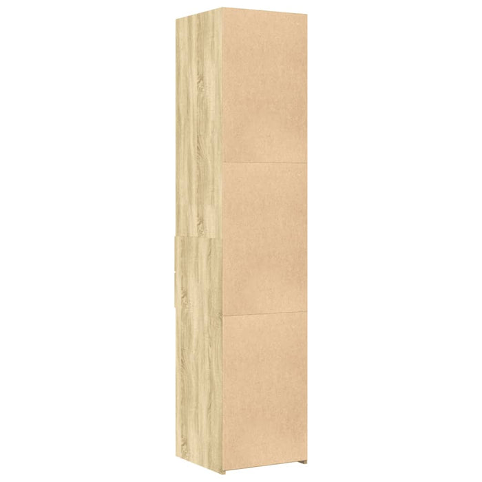 vidaXL Credenza Rovere Sonoma 40x42,5x185 cm in Legno Multistrato