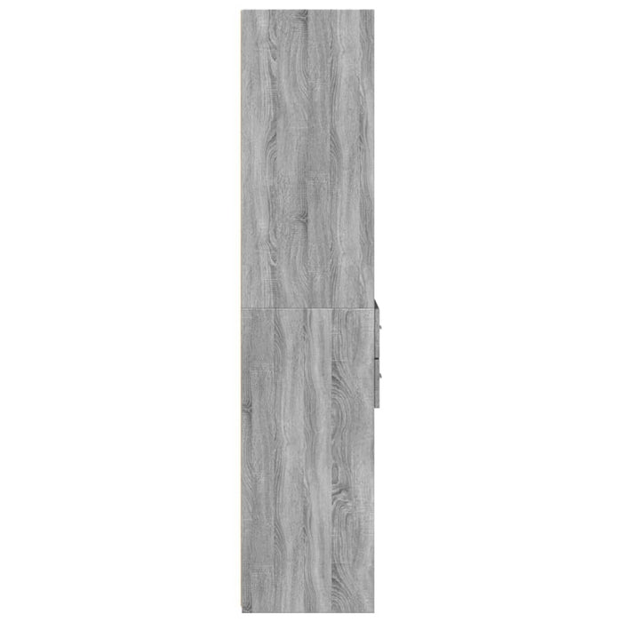 Credenza Grigio Sonoma 40x42,5x185 cm in Legno Multistrato 3281446