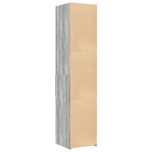 Credenza Grigio Sonoma 40x42,5x185 cm in Legno Multistrato 3281446