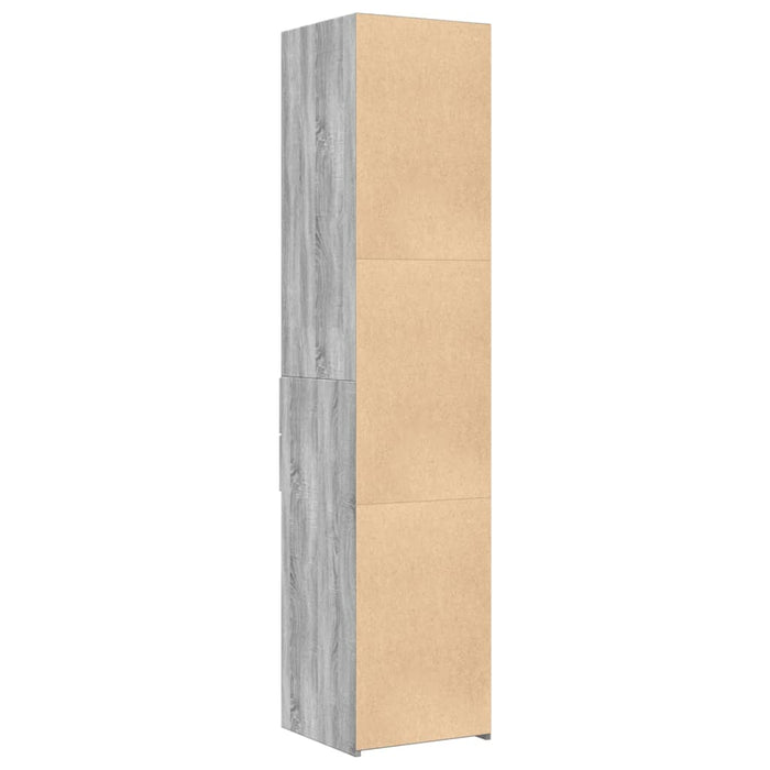 Credenza Grigio Sonoma 40x42,5x185 cm in Legno Multistrato 3281446