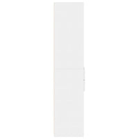 vidaXL Credenza Bianca 50x42,5x185 cm in Legno Multistrato