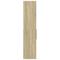 vidaXL Credenza Rovere Sonoma 50x42,5x185 cm in Legno Multistrato