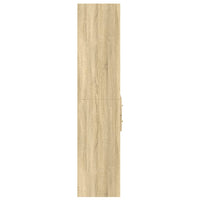 Credenza Rovere Sonoma 70x42,5x185 cm in Legno Multistrato